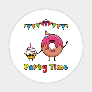 Donut Party Time Magnet